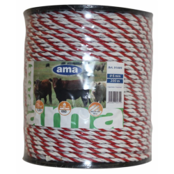 ROTOLO CORDA ELETTRICA Ø 6MM, LUNGHEZZA 200 MT