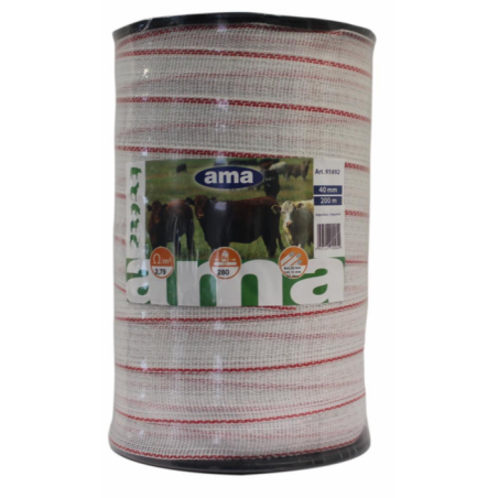 BANDA FIBRA ACCIAIO 40 MM, LUNGHEZZA 200 MT