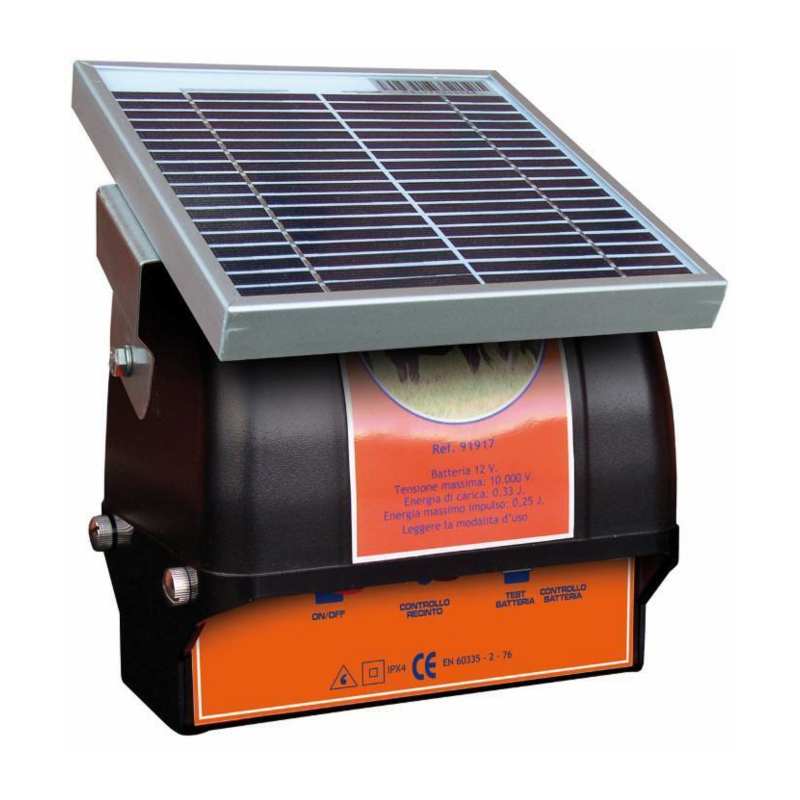 ELETTRIFICATORE S250 A PANNELLO SOLARE