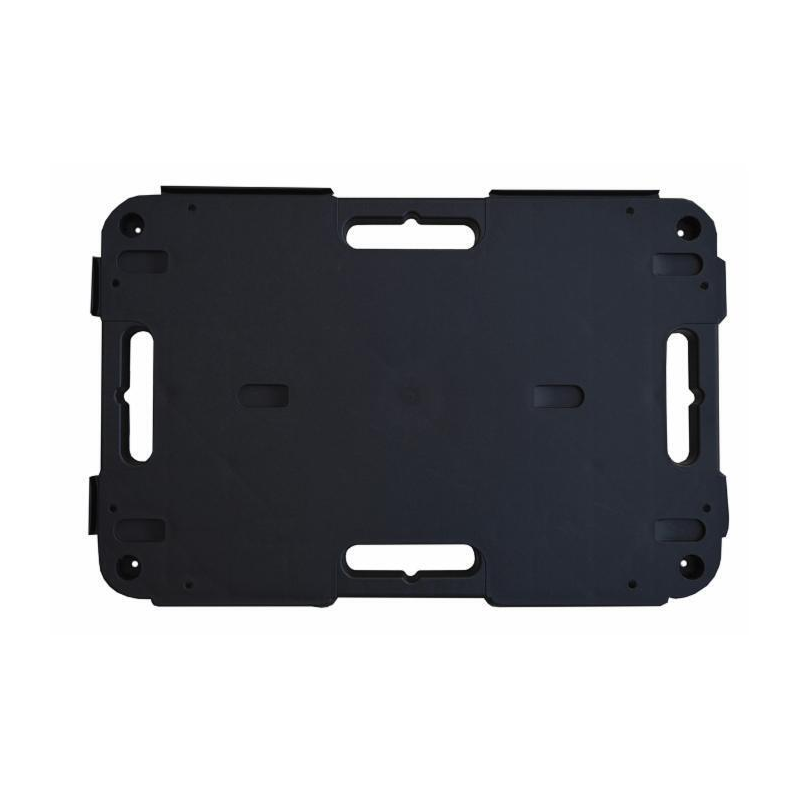 Pedana con ruote in acciaio