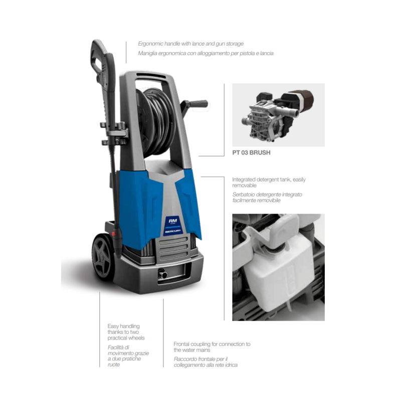 IDROPULITRICE Mercury RM 1100 EXTRA 360 L/H