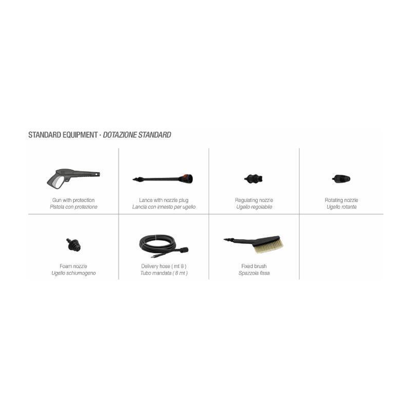 IDROPULITRICE  Mercury T RS 1300 EXTRA 500 L/H