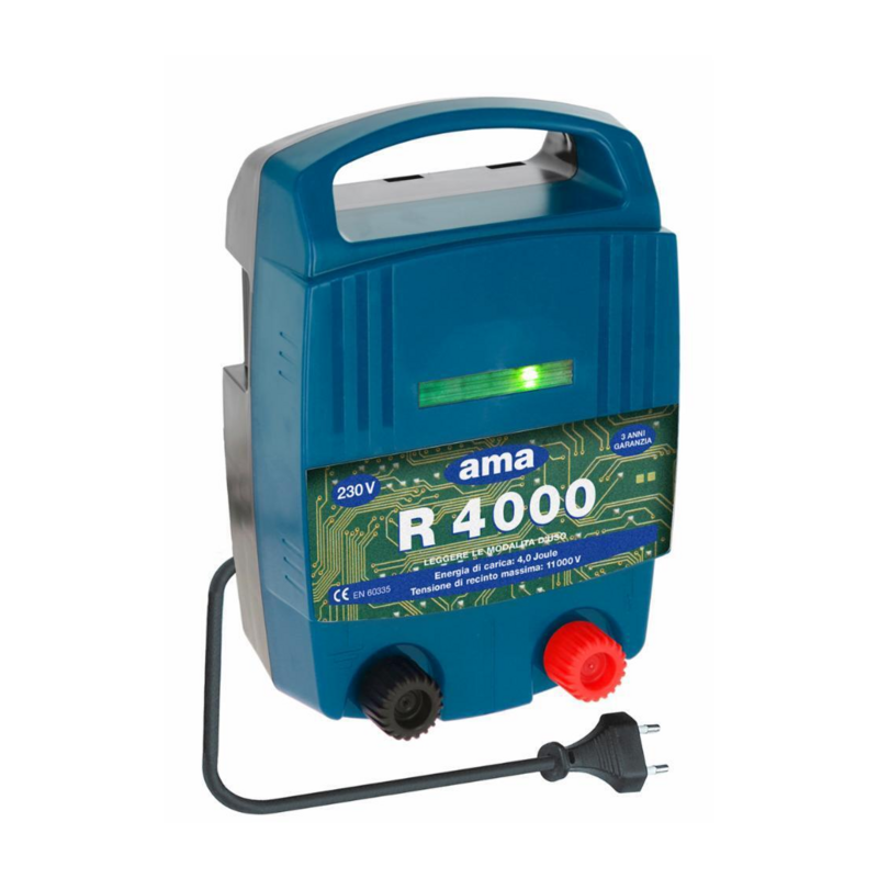 230V Elettrificatore  R4000  perimetro max 35km