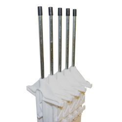 PICCHETTO PLASTICA DOPPIO PIEDINO