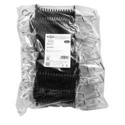 Maniglia  Nera isolante per recinti con molla e gancio