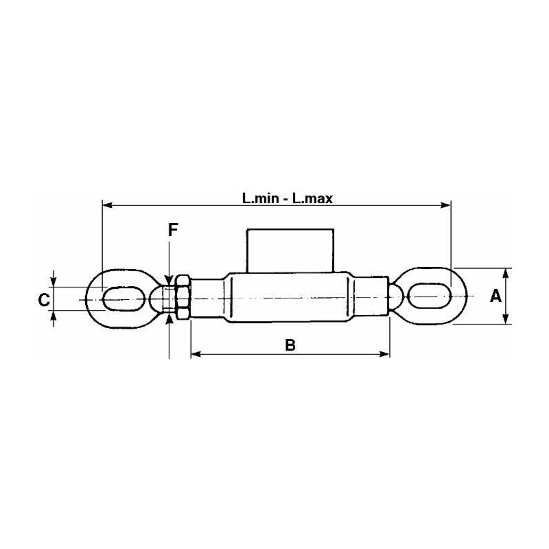MANICOTTO PER CATENE M18X2,5