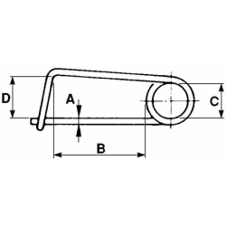 MOLLA FERMAGANCI Ø4X100MM