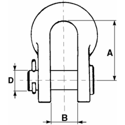 BRIGLIA PER CATENE Ø16