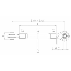 3PUNTO BAS C2 30X3 580-830MM