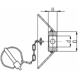 CONO GUIDA CATEGORIA 2/2° 56X69 Ø28