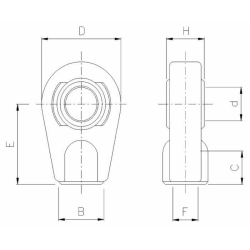 SUPPORTO ROT.SF.Ø40 FIL.M30x2