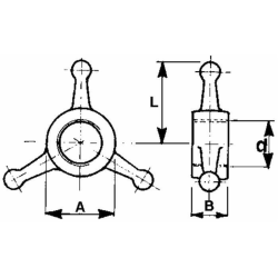 CONTRODADO STELLA 30X3 STAMPATO