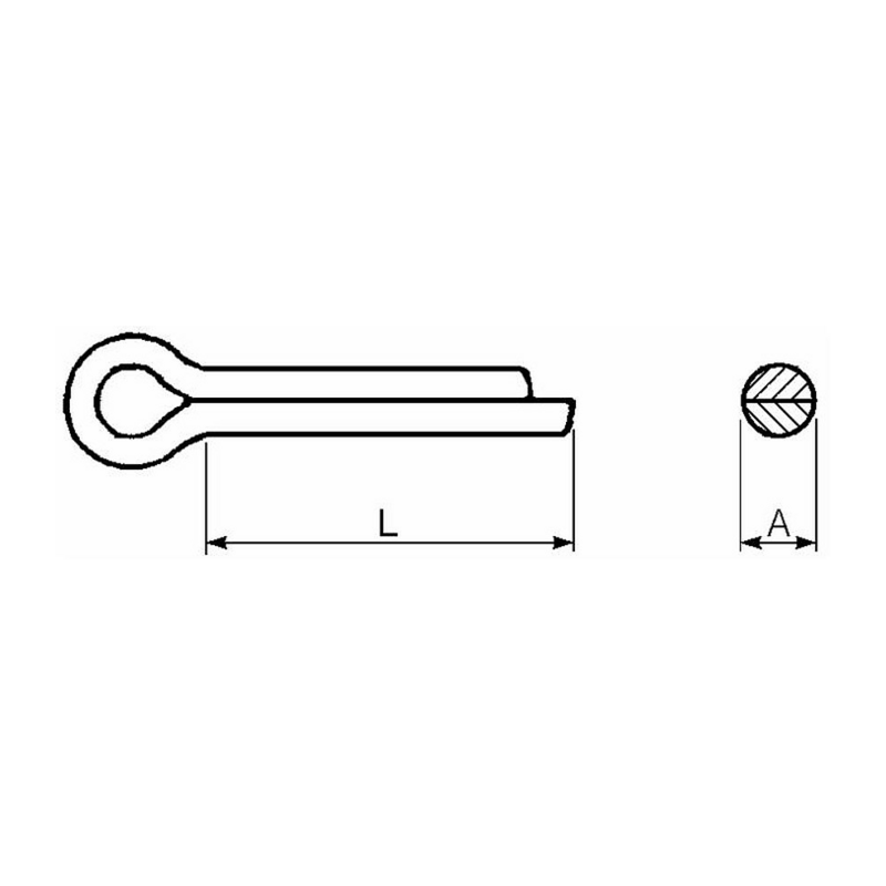 COPPIGLIA ZINCATE UNI 1336 5X40