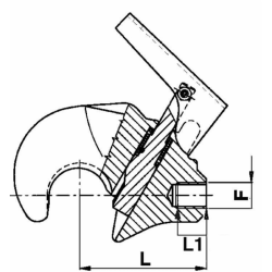 GANCIO RAPIDO SUPERIORE A SALDARE CAT. 2 FILETTO 20X1,5 BASIC