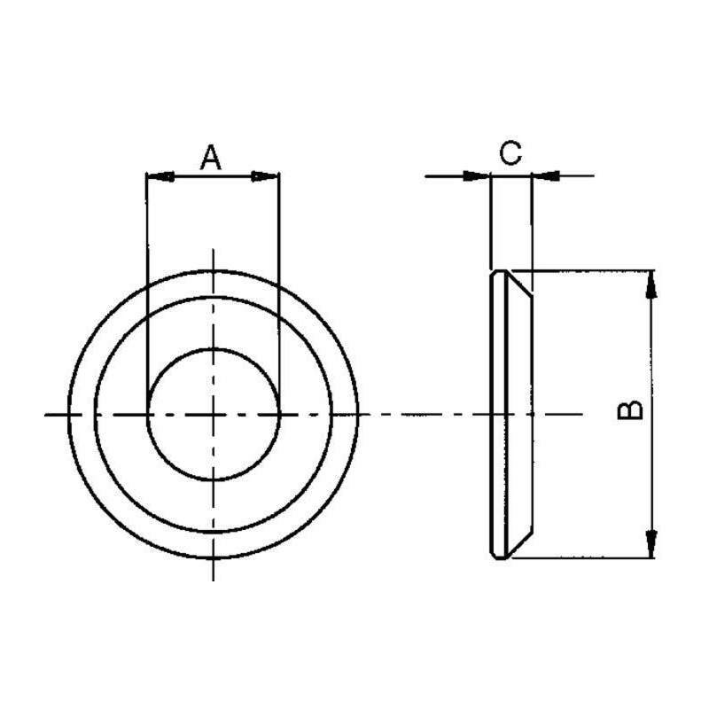 DISTANZIALE Ø28 ESTERNO 56