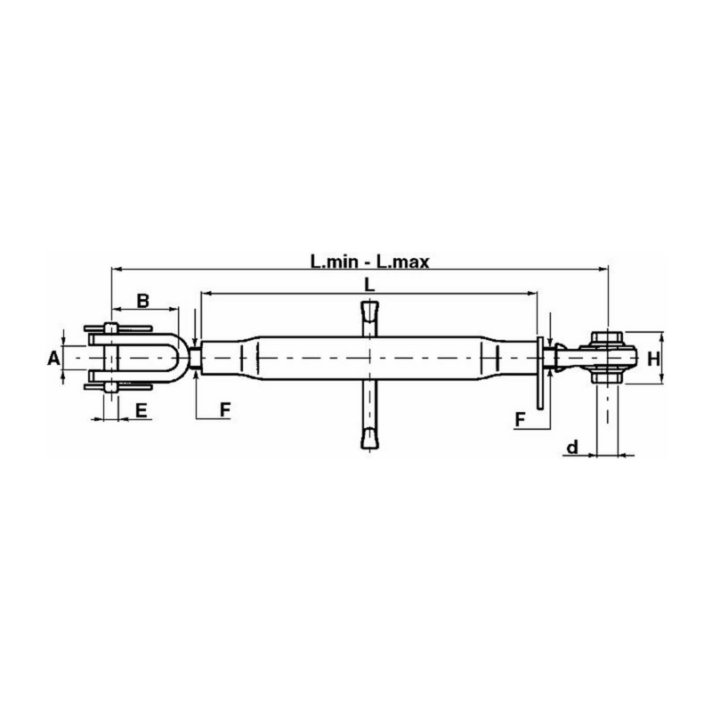 BRACCIO LATERALE CAT.1 490-700