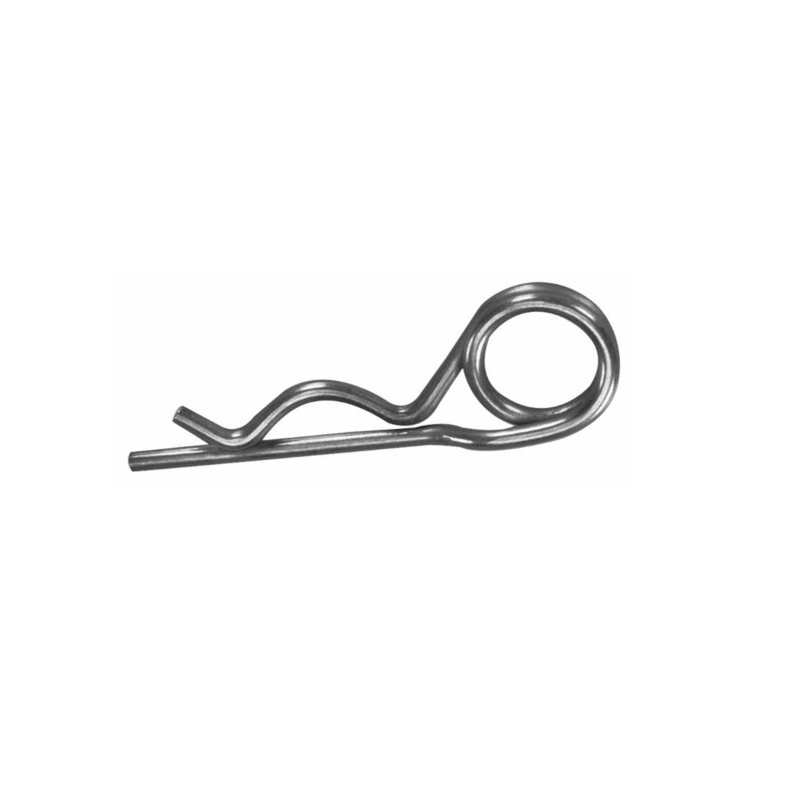 CONFEZIONE 5 COPPIGLIE A MOLLA DOPPIO GIRO Ø 4