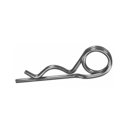 CONFEZIONE 10 COPPIGLIE A MOLLA DOPPIO GIRO Ø 5