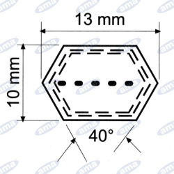 CINGHIA ESAGONALE AA80K