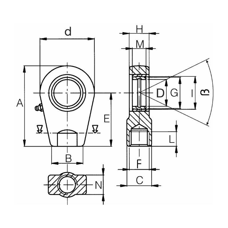 0TSTA35N SNODO SFER. Ø 35
