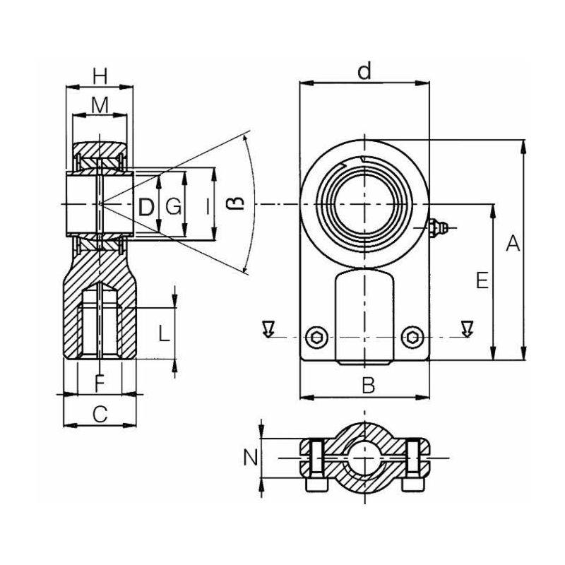 0TSCE025 TERM.SNODO Ø 25