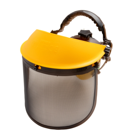 VISIERA IN RETE CON CUFFIE