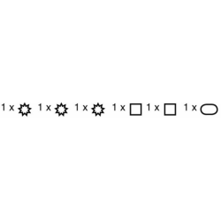 KIT INSERTI CALETTATI PER COPPIA CONICA