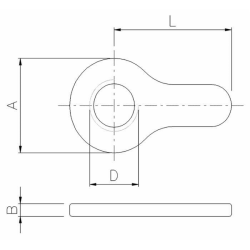 CONTRODADO ALETTA FILETTO M24X3
