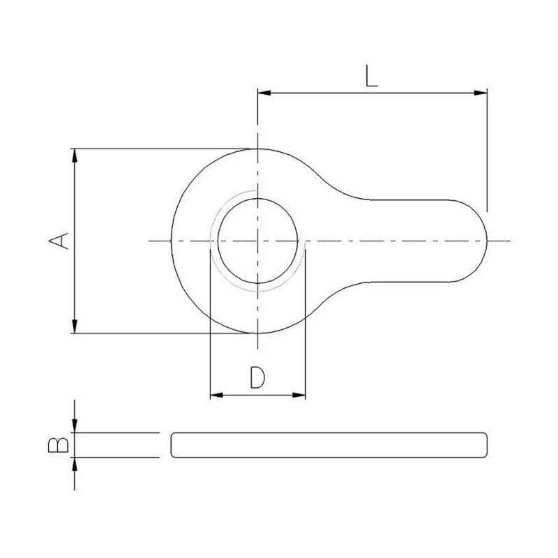 CONTRODADO ALETTA FILETTO M24X3