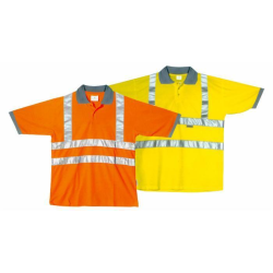 POLO ALTA VISIBILITA' GIALLO