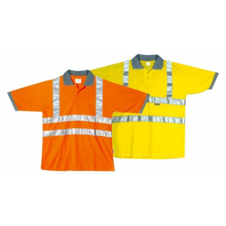 POLO ALTA VISIBILITA' GIALLO