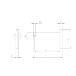 PERNO X FORC.TIR.REG.Ø 20X91,5