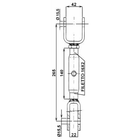BRACCIO LAT.REGISTRABILE ADATTABILE KUBOTA-ISEKI