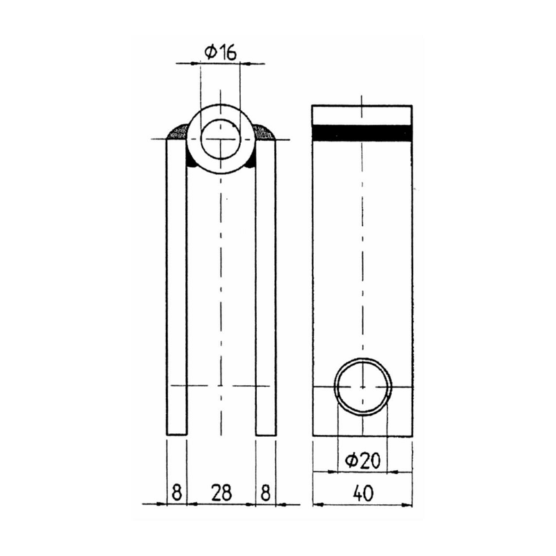 FORCELLA PER BRACCI SOLL.ISEKI