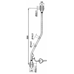 BRACCIO INFERIORE ADATTABILE KUBOTA-ISEKI