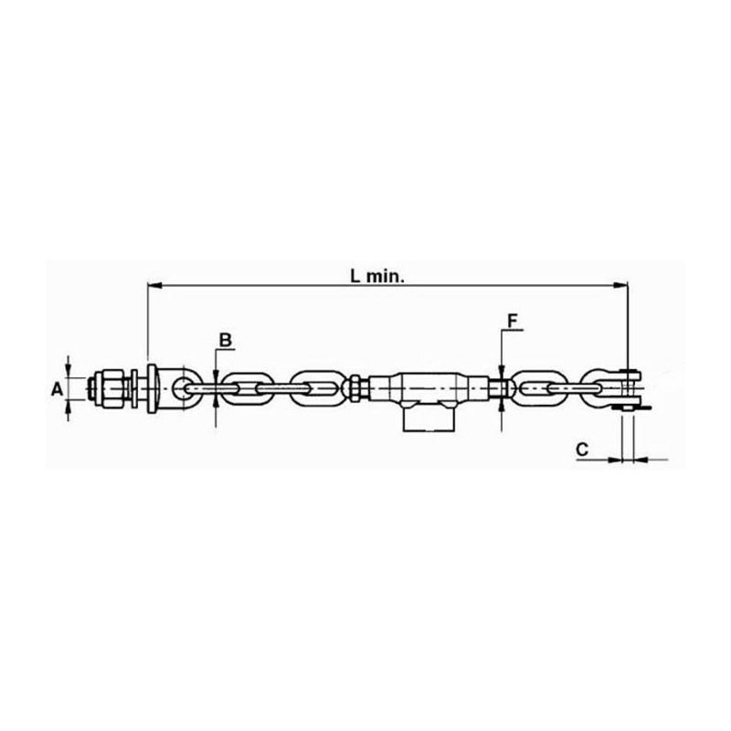 CATENA IMBRIGLIAMENTO 2+2 ADATTABILE A SAME