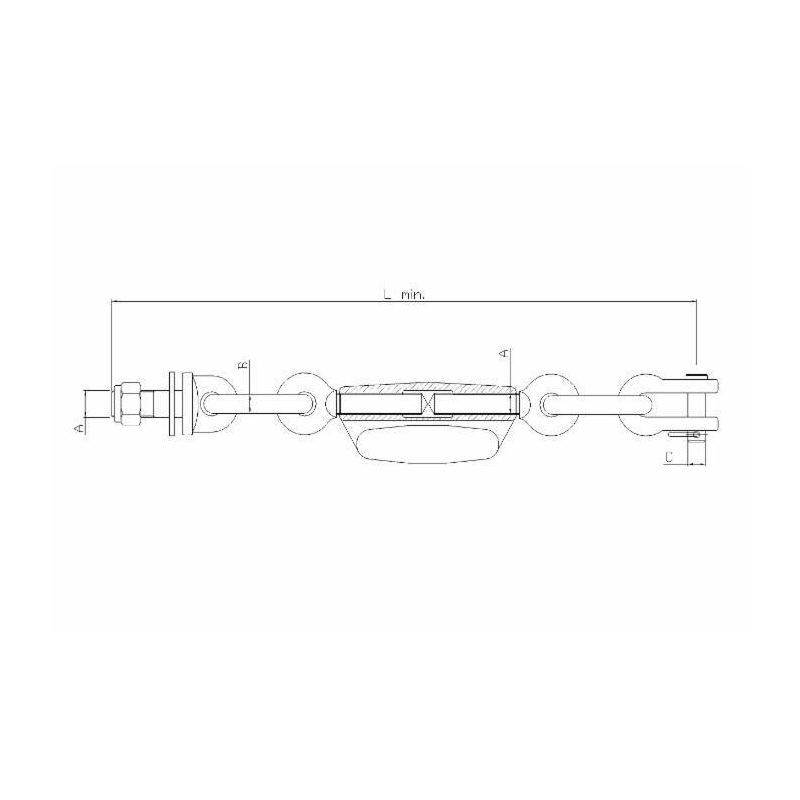 CATENA IMBRIGLIAMENTO 1+1 ADATTABILE A SAME
