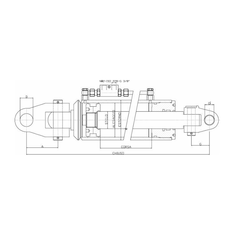 3°PUNTO IDRAULICO 120X60X280