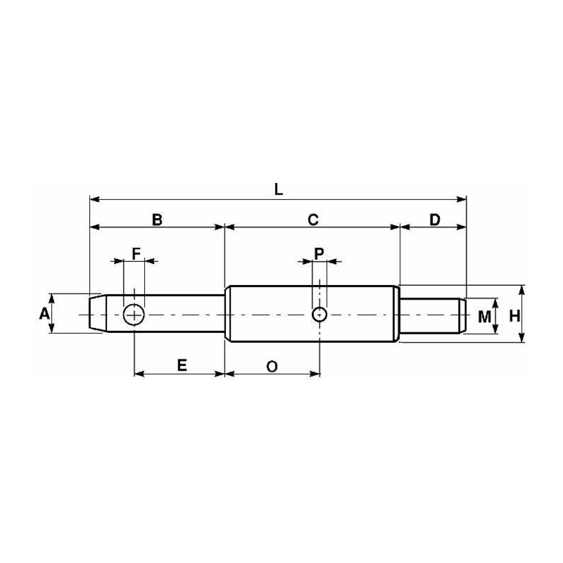 PERNO ADATT.LAMBORGHINI Ø22-30-20