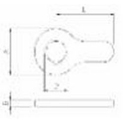 CONTRODADO ALETTA FILETTO M48X3