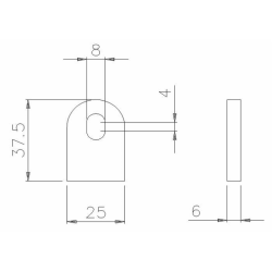 PIASTRINO A SALDARE PER 88075
