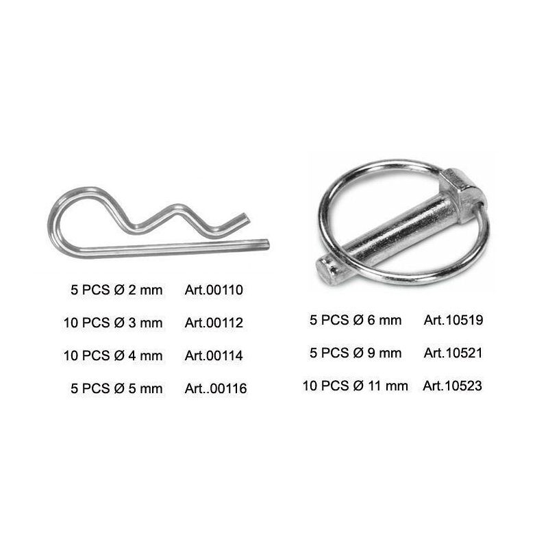 ASSORT.SPINE COPPIGLIE 50 PEZZI