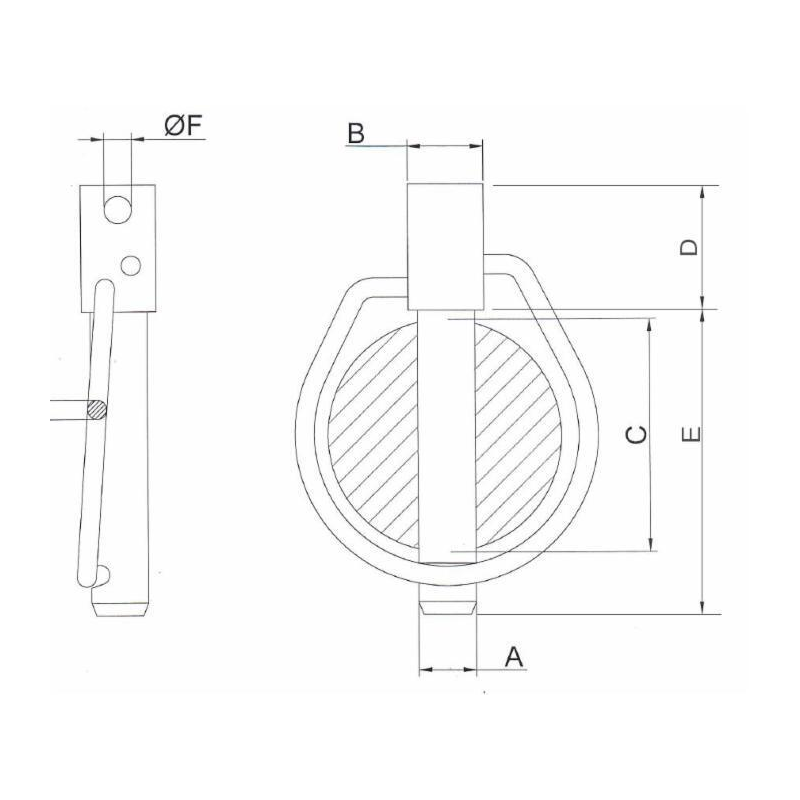 SPINE A SCATTO CON SICUREZZA Ø 7,5