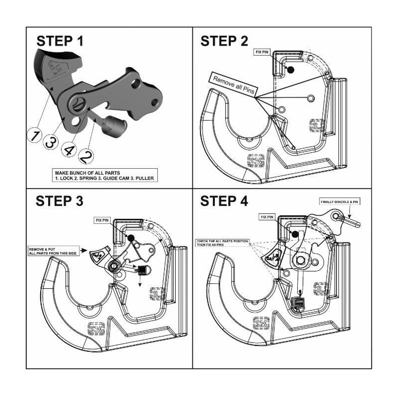 GANCIO RAPIDO INFERIORE CATEGORIA 2 LIGHT