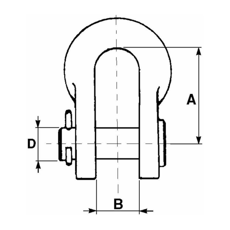 BRIGLIA PER CATENE Ø16 RINFORZATA
