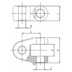FORCELLA 3° CAT.Ø32-Ø32 ZB