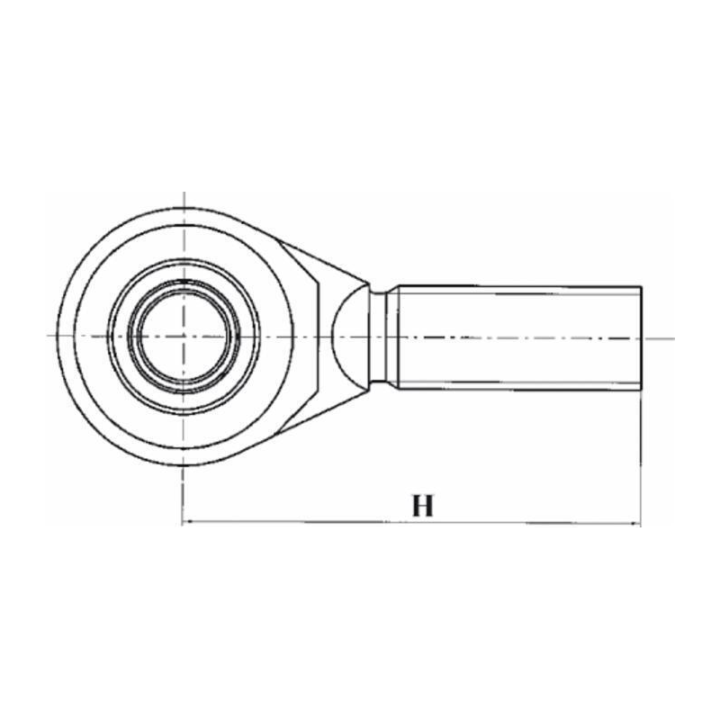 TIRANTE 2° CATEGORIA TAGLIATO 155 M30X3
