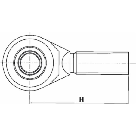 TIRANTE CATEGORIA 3 M36X3, PER TERZI PUNTI IDRAULICI