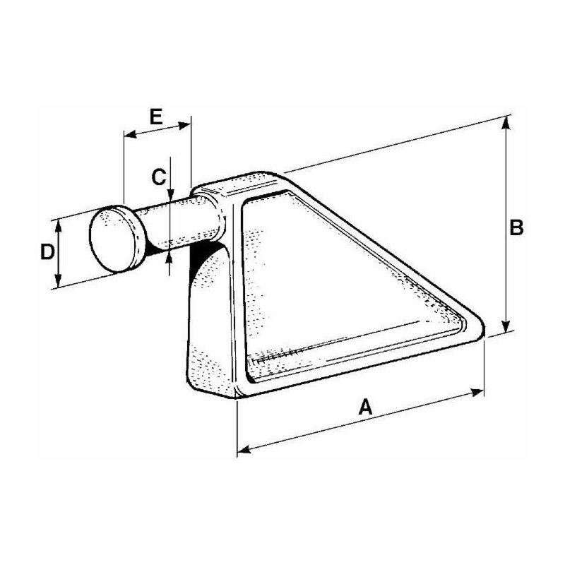 PIANTONE PER CHIUSURA Ø20MM.