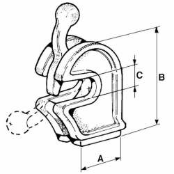 CHIUSURA A BLOCCO Ø20MM.